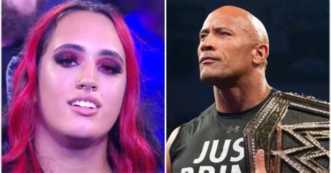 The Rock Dwayne Johnson S Daughter Simone Makes Wwe Debut As Ava Raine Flipboard