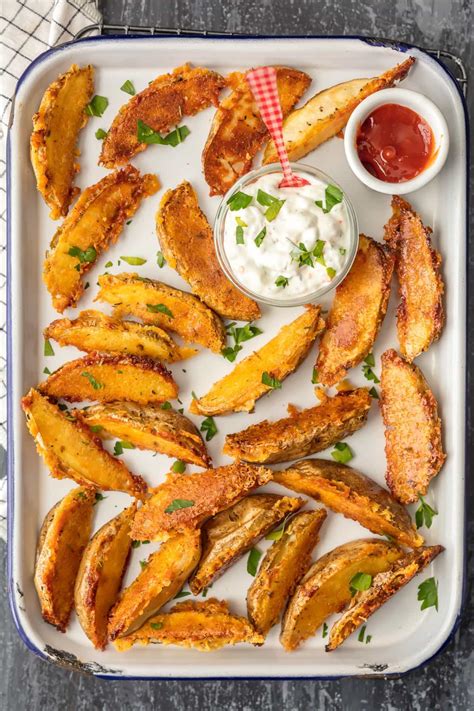 Parmesan Potato Wedges Recipe The Cookie Rookie®