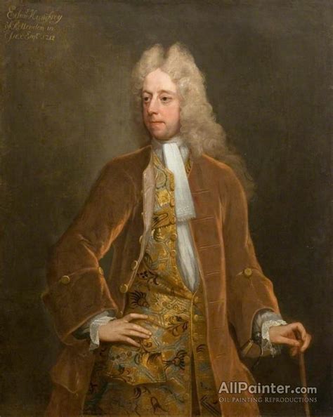 Sir Godfrey Kneller Bt Edmund Humfrey Of Rettendon Oil Painting