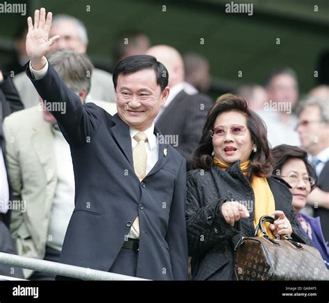 Manchester City Owner Thaksin Shinawatra And His Wife Pojaman In The