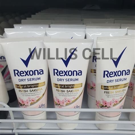 Rexona Dry Serum Natural Whitening Fresh Sakura Ml Shopee Malaysia