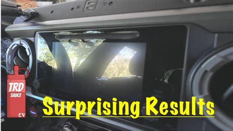 Toyota Tacoma Screen ProTech Install Gauge Cluster Nav Screen