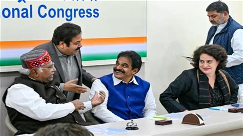 In Pics Congress Meeting In New Delhi