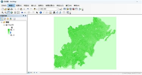 利用envi与arcmaparcgispro制作一张植被覆盖指数专题地图（地图学作业）植被覆盖专题图制作 Csdn博客
