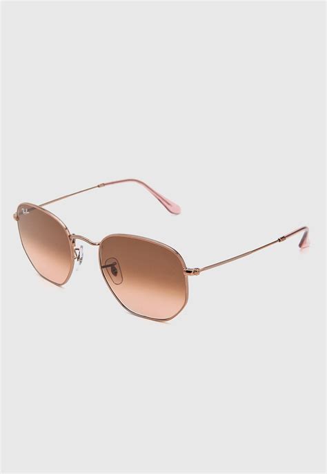 Óculos de Sol Ray Ban Hexagonal Rosa Compre Agora Dafiti Brasil