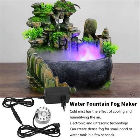 Mini Brumisateur De Brouillard Atomiseur Ornement Fontaine D Eau Avec