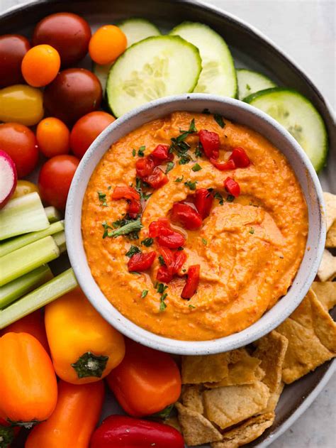 Roasted Red Pepper Hummus Daily Recipe Share