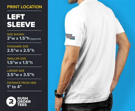 Logo Placement Guide The Top 8 Print Locations For T Shirts