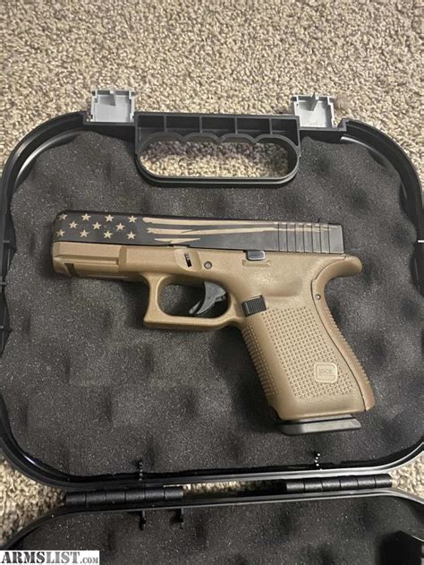 ARMSLIST For Sale Trade Glock 19 Gen 5 American Flag Flat Dark Earth