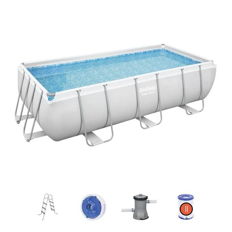 Bestway Power Steel Above Ground Pool Set X X M