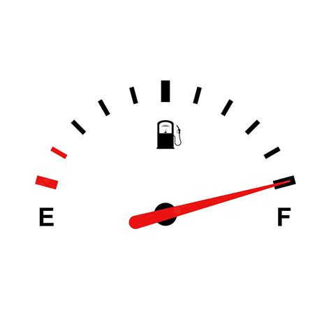 Empty Fuel Gauge Vector Images Depositphotos Clip Art Library