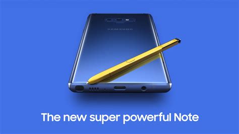 Samsung Galaxy Note 9 Official Video Leak Shows Itll Offer A Huge 1tb