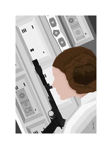 Star Wars Princess Leia Poster On Behance