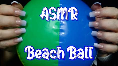 Asmr Requested Video Inflatable Beach Ball Blowing Up Touching Tapping And Popping Jowi