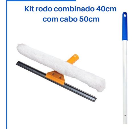 Rodo Combinado Limpa Vidros Cm Amarelo Nobre Cabo Mercadolivre