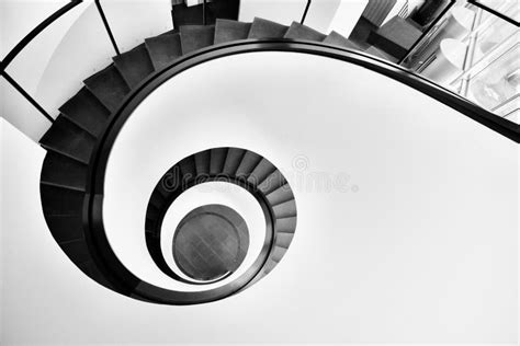 Aerial Photo Of Black Spiral Staircase Picture Image 113907763