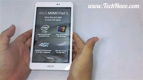 ASUS MeMO Pad 8 ME581CL Tablet USB OTG Demo Video TechNave