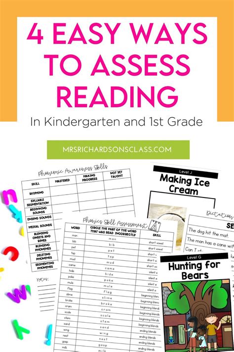 4 Reading Assessments For Kindergarten And First Grade In 2022 Reading Assessment Phonics