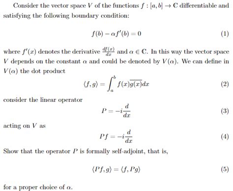 Consider The Vector Space V Of The Functions