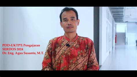 PDD UKTPT SERDOS 2024 Video Pengajaran YouTube