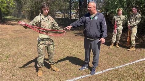 Hopewell Jrotc Raider Rope Bridge Class Youtube