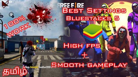 Free Fire Best Settings For Bluestacks High Fps Smooth Gameplay