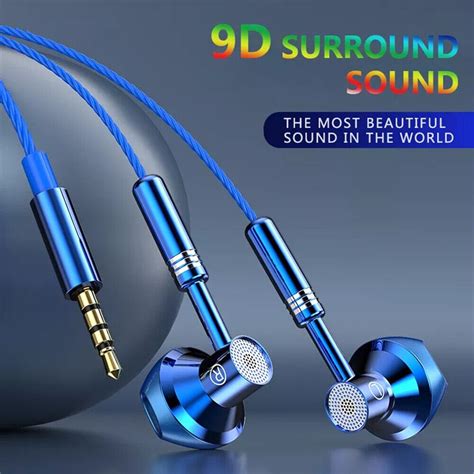 35mm Hifi Super Bass Headset In Ear Earphone Stereo Earbuds Headphone Wired Mic Ebay