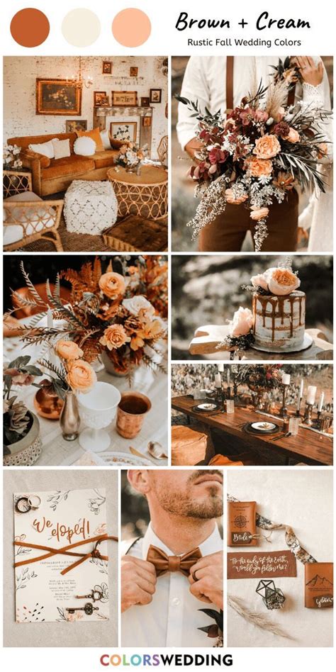 Jul Top Rustic Fall Wedding Color Ideas Taupe Burgundy