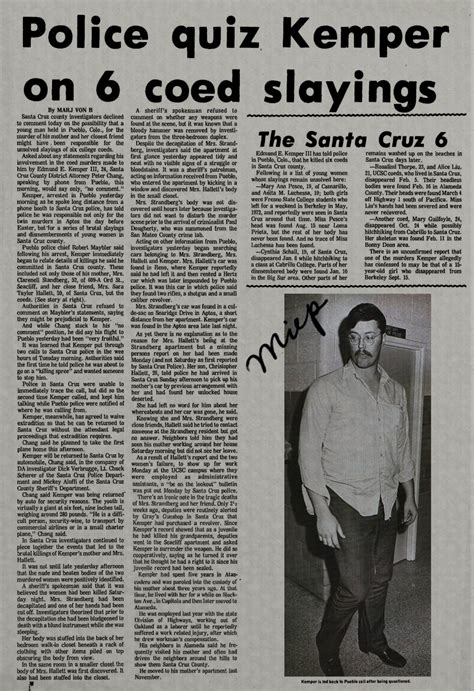 Edmund Kemper Crime Scene Photos