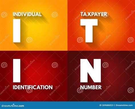 Itin Individual Taxpayer Identification Number Is A United States Tax