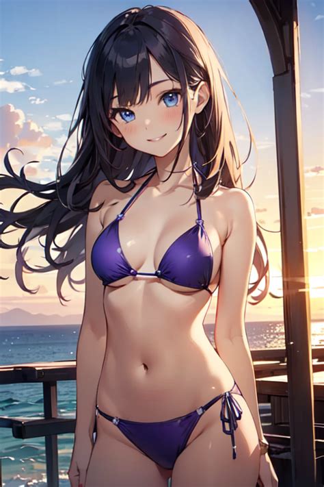 Ai Art Bikini By Pixai