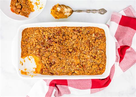 Sweet Potato Casserole With Praline Streusel Topping Jennifer Cooks