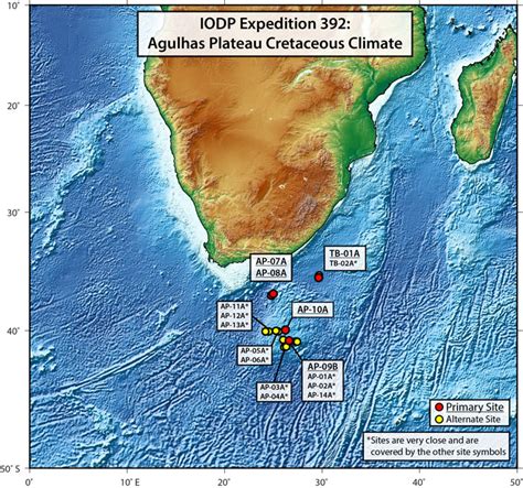 IODP JRSO • Expeditions • Agulhas Plateau Cretaceous Climate