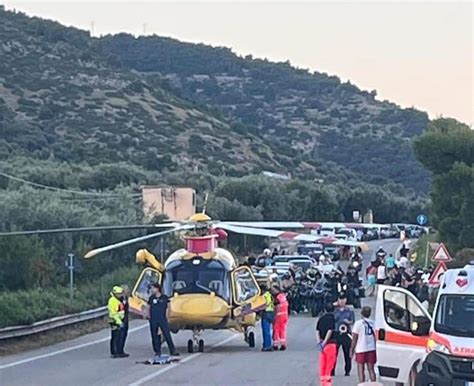 Grave Incidente Sulla Ss Garganica Ferite Multiple Per Motociclista