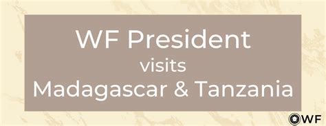 President Visit To Madagascar And Africa Federation Conference The