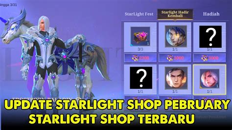 Update Starlight Shop Bulan February Bocoran Stalight Shop Terbaru