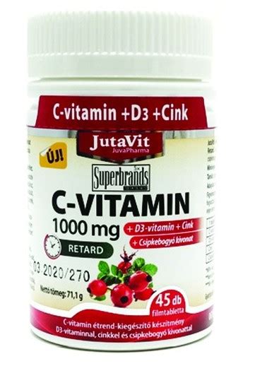 Jutavit C Vitamin Mg Ny Jtott Kiold D S Csipkebogy