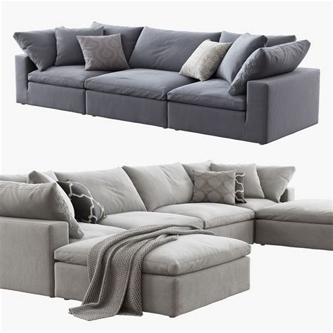 Restoration Hardware Cloud Sofa Replica Baci Living Room