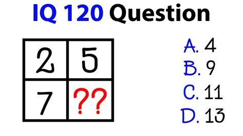 IQ 120 Question Step By Step Explanation YouTube