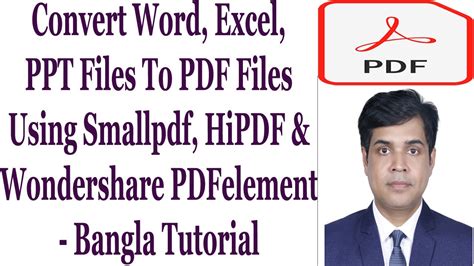 Convert Word Excel PPT Files To PDF Files Using Smallpdf HiPDF