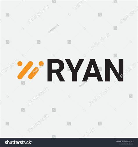 Creative Ryan Name Corporate Logo Design Stock Vector (Royalty Free) 2165267625 | Shutterstock