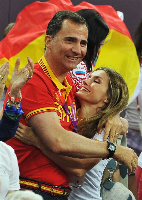 Letizia and Felipe shared a big embrace while watching Spain beat | 15 ...