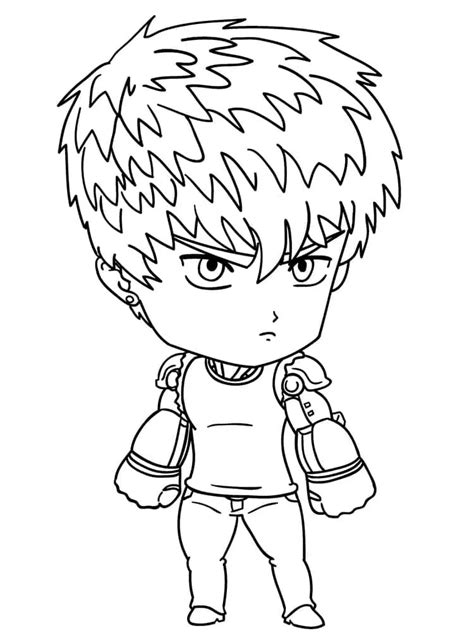 Desenhos De One Punch Man Para Colorir E Imprimir Pintar Gr Tis Online