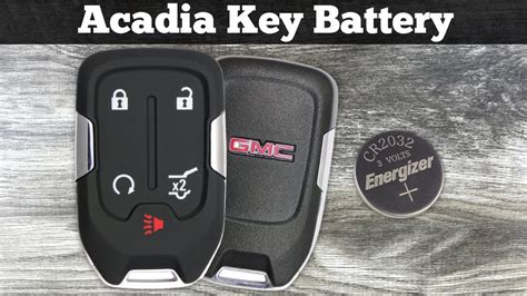 How To Replace Gmc Acadia Key Fob Battery Change