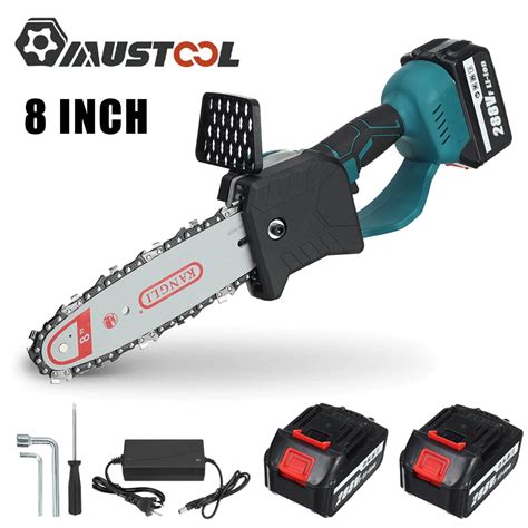 Mustool Electric Chain Saw Inch Chainsaw Cordless Lightweight