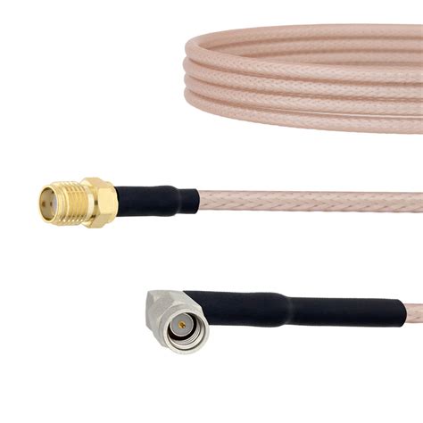 SMA Female To RA SSMA Male Cable RG 316 Coax