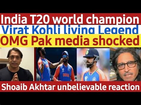 Shoaib Akhtar Shocked On India T World Champion Ramiz Raja On Kohli