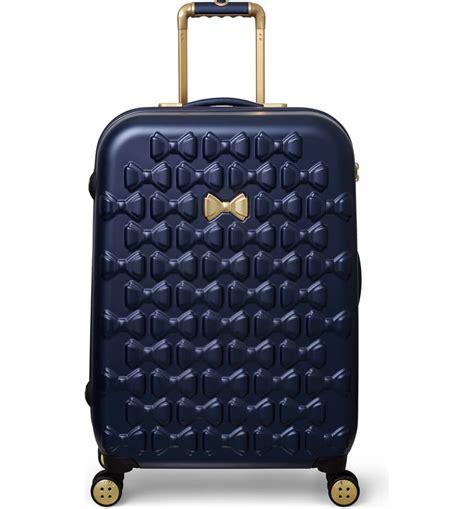 Ted Baker London Medium Beau Bow Embossed Four-Wheel 27-Inch Trolley Suitcase | Nordstrom | Ted ...