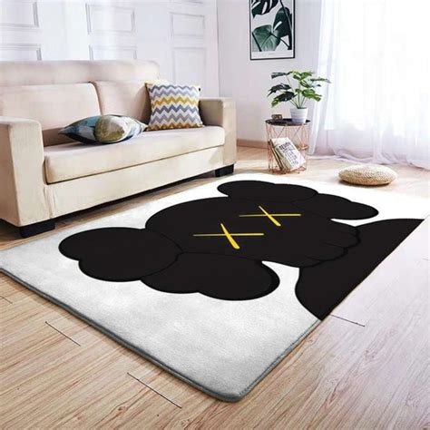 Tapis Kaws Tapis De Chambre De Baskets Tapis Kaws Gris Etsy France