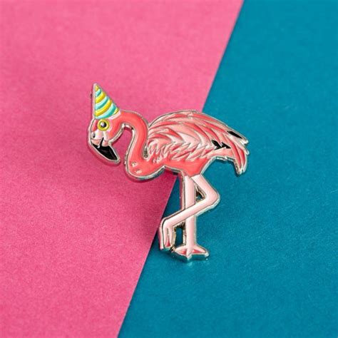 Flamingo Enamel Pin The Red Door Gallery